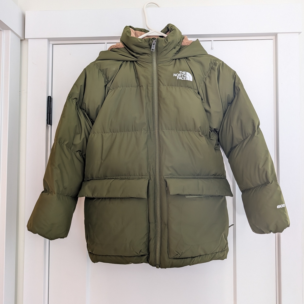 The North Face Kids Down Fleece lined Puffer Jacket - Medium